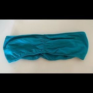 FOREVER 21 Cotton Spandex Ruched Front Bandeau